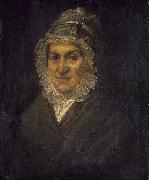 French school Portrait of an Old Woman oil
